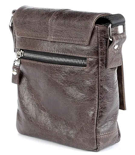 Шкіряна чоловіча сумка SHVIGEL 18х18х6 см sum0023515 - фото 4