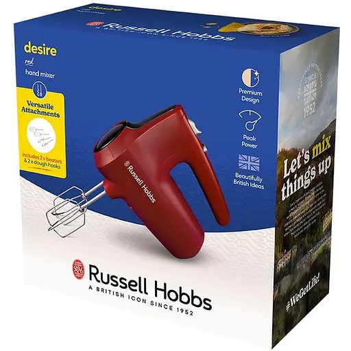 Міксер Russell Hobbs 27150-56 без чаші червоний - фото 4