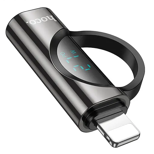 Переходник Hoco UA32B Lightning male to Type-C female display adapter - фото 3