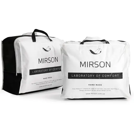 Ковдра антиалергенна MirSon Luxury Exclusive EcoSilk №1316 демісезонна 200x220 см біла (237054421) - фото 5