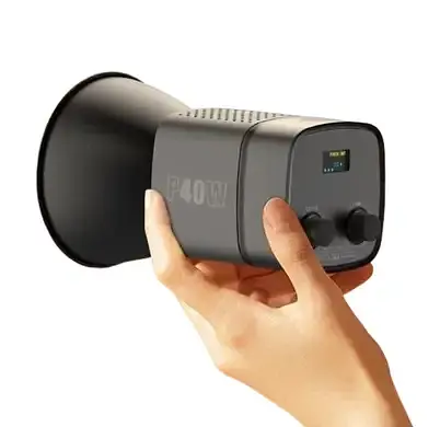 Монохроматический осветитель Luxceo P40W COB LED для фотостудии - фото 4