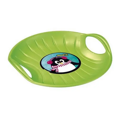 Зимние санки-диск SPEED-M Prosperplast 5905197069173 зеленые - фото 1