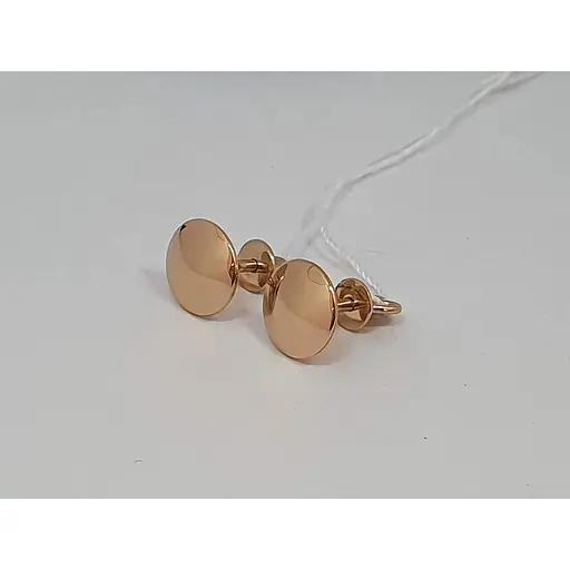 Золоті сережки-пуссети Favoritum. 210272 - фото 2