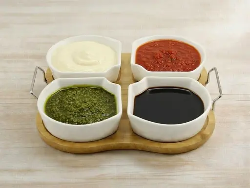 Менажниця порцелянова на підставці зі шпажками Grazie 4 секції 28 см (PJ01579) - фото 4