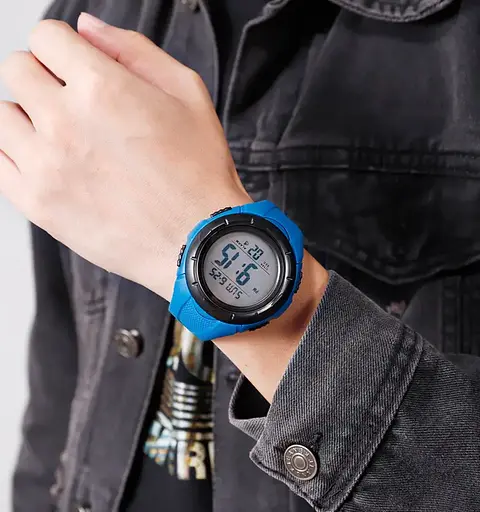 Чоловічий спортивний годинник Skmei 1535 Dive (Синій) - фото 5