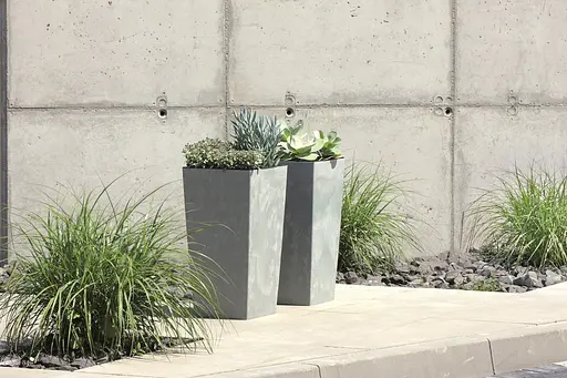 Горщик з кашпо для рослин 2в1 Prosperplast Urbi Square Beton 8/163 л - фото 4