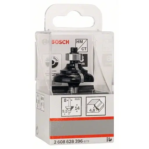 Фреза профильная C Bosch Professional Std S8 R4.8 B9.5 L14 (2.608.628.396) - фото 3
