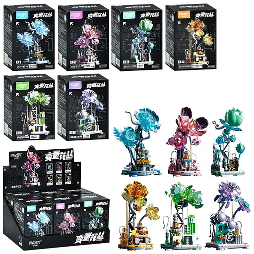 Конструктор Квіти, W9200, (В асортименті) - фото 8