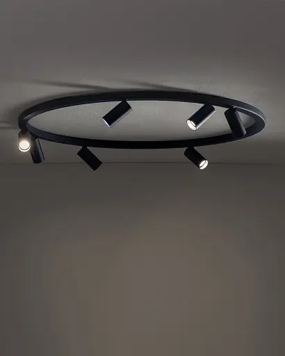 Люстра Nowodvorski 11947 Fourty Round GU10 R35 7x10W IP20 синяя - фото 2