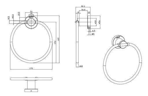 Тримач рушників Gappo G1804 - фото 2