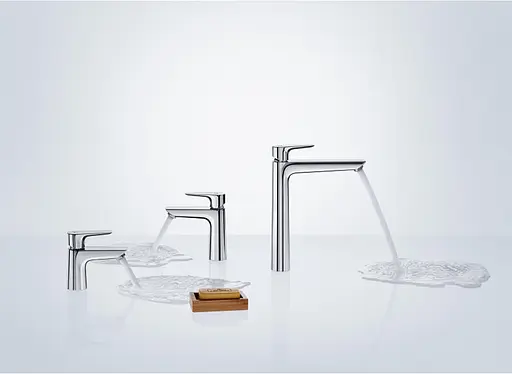 Змішувач Hansgrohe Talis E 110 для умивальника CoolStart з донним клапаном pop-up 71713990 Polished Gold Optic Золотий - фото 3