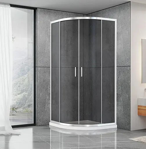 Душевая кабина Dusel A-511 90x90x190 тонированная, универсальная, тонированная, хром, 90x90 - фото 1