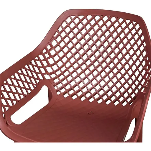 Стул садовый Bica Aria пластиковый красный - фото 5
