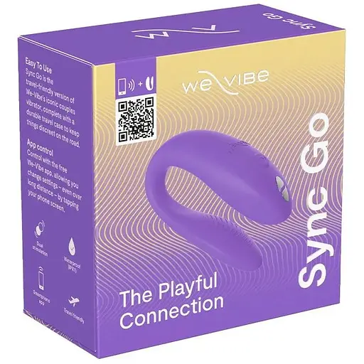 Смарт-вібратор для пар We-Vibe Sync GO Light Purple - фото 10