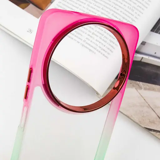 Чохол Epik TPU+PC Fresh sip series для Xiaomi Redmi A3 Салатовий/Рожевий - фото 5