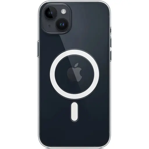 Оригинальный противоударный чехол Apple Clear Case MagSafe для iPhone 14 Plus (6.7") Прозрачный (MPU43ZE/A) - фото 8