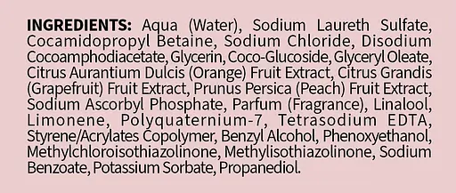 Гель для душу Живильний з вітаміном С Цитрус та персик Dicora Urban Fit 825 мл - фото 3