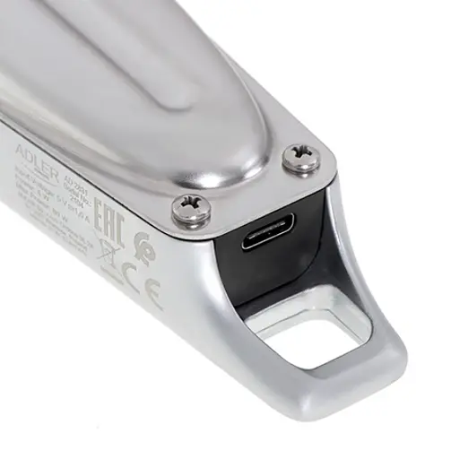 Профессиональная машинка для стрижки волос хромированная Adler 2831 - фото 7