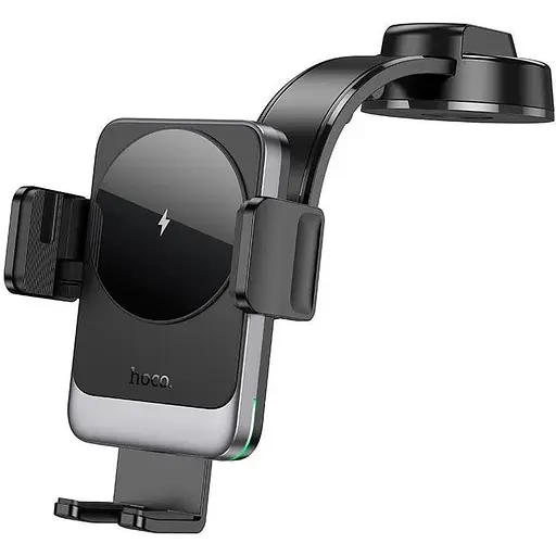 Держатель Hoco Speed wireless fast charging Car holder HW14 center console 15W 4.5-7" - фото 1