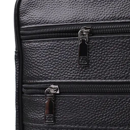 Містка чоловіча сумка з ручкою для перенесення в руці з натуральної шкіри Vintage 27х33х9,5 см sum0027505 - фото 17