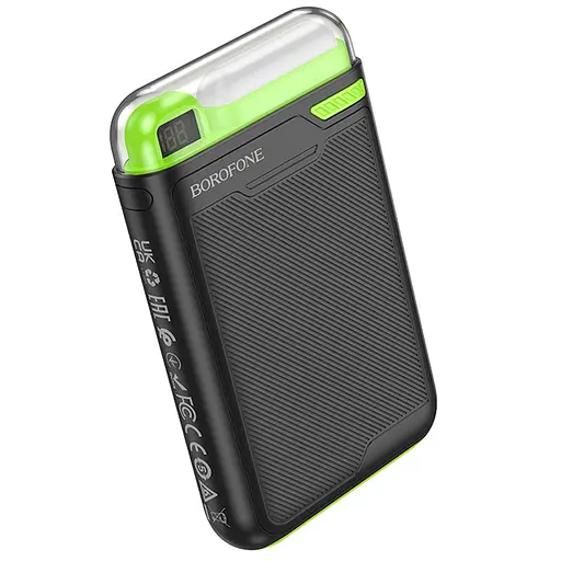 Портативний ЗП Power Bank Borofone BJ69 Skillful PD20W з БЗП 10000 mAh Black