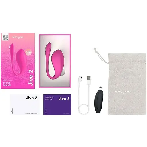 Смарт-віброяйце We-Vibe Jive 2 Electric Pink - фото 11