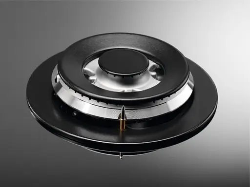 Варочная поверхность газовая на стекле Electrolux 60 см чугун серебристый - фото 4