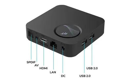 Смарт ТВ приставка Smart TV Box Android 12 RockTek GX-1 4/32GB - фото 2
