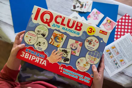 Навчальні пазли. Кумедні звірята. Iq-club для малюків (у) 13203008 - фото 2