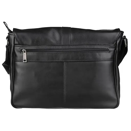 Кожаная мужская сумка через плечо TARWA 37х30х11 см sum0025812 - фото 3