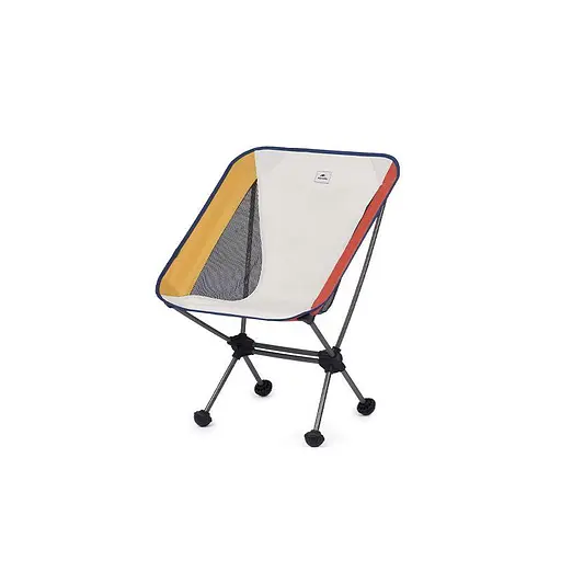 Туристичне розкладне крісло Naturehike YL08 NH20JJ027 (Біло-жовтогарячий)
