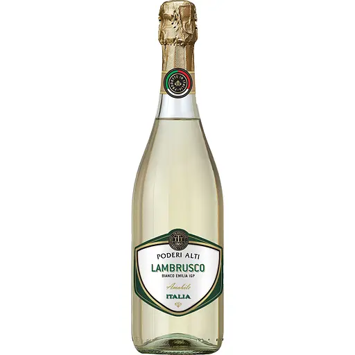 Вино ігристе Poderi Alti Lambrusco dell'Emilia біле напівсолодке 7.5% 0.75 л (953)
