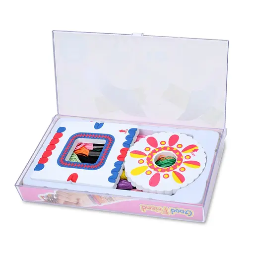 Детский набор творчества "New babylon" 11888C нити 10 штук 10 цветов - фото 3