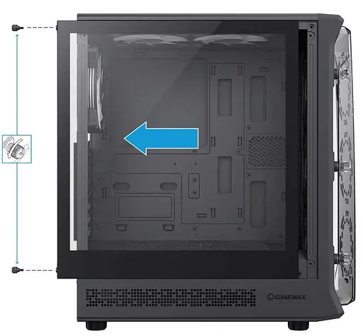 Корпус GameMax Starlight 2 AB без БП (Starlight 2 AB) - фото 8