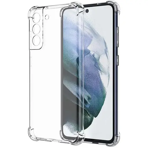 TPU чохол Getman Ease logo посилені кути Full Camera для Samsung Galaxy S22+ Безбарвний (прозорий)