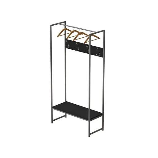 Вешалка напольная Трелис 12 180x90x38 серый ДСП Сосна Кембра 16мм FRD-104324