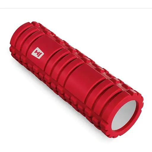 Роллер массажер (валик, ролик) Hop-Sport EVA 45см красный - фото 10
