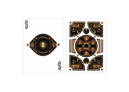 Карти гральні United States Playing Card Company Bicycle Steampunk (gold) (02392) - фото 3