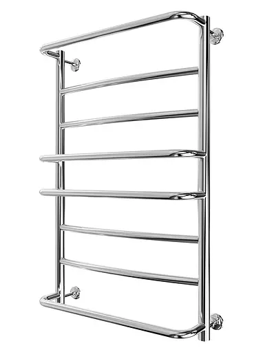 Водяной полотенцесушитель Mario Inox Люкс 770x530/500 1.074.044578.0, Хром, нижнее - фото 1