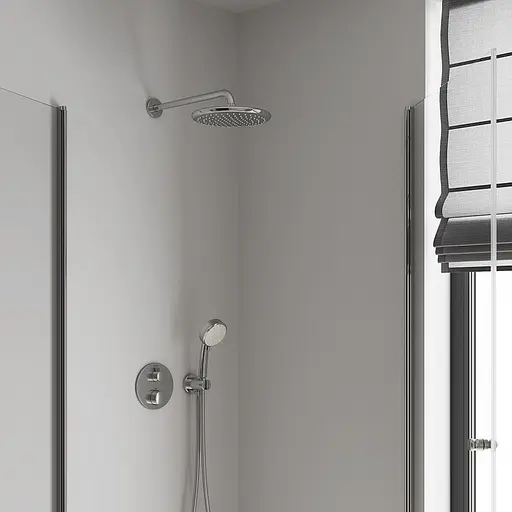 Лійка для верхнього душу з тримачем Grohe Tempesta 250 26668000, Хром - фото 7