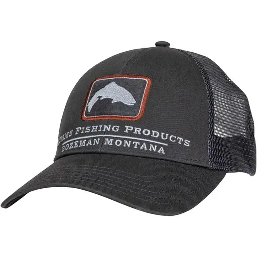 Кепка Simms Trout Icon Trucker Carbon (1102-12226-003-00)