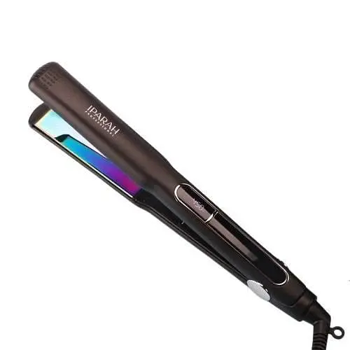 Професійний випрямляч для волосся IPARAH P-123 з титановими пластинами, LED-дисплей, регулювання температури 150-220 C - фото 1