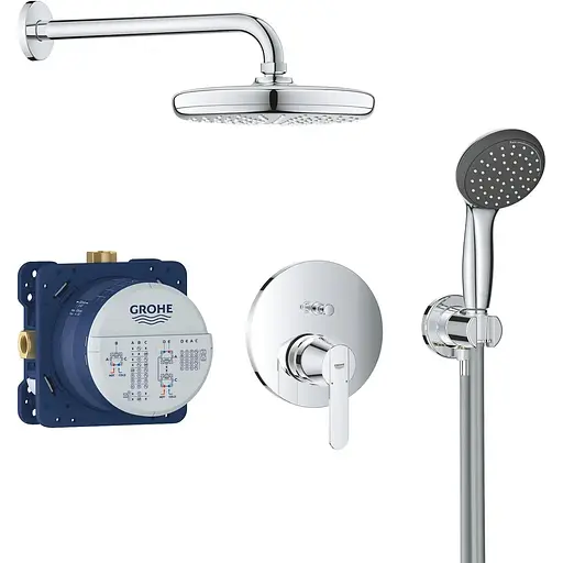 Душова система прихованого монтажу Grohe QuickFix Get Vitalio Start 210 25220001, Хром - фото 1