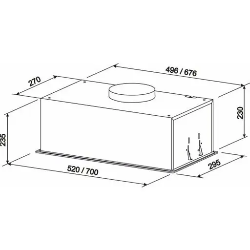 Витяжка ELEYUS GEMINI 1200 LED 70 WH - фото 7