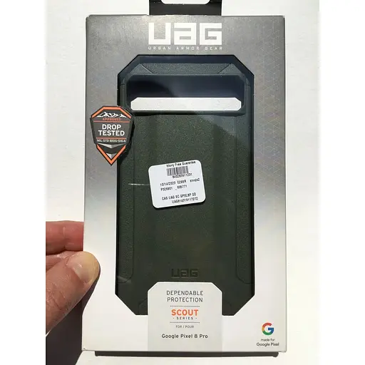 Оригінальний протиударний чохол UAG Scout для Google Pixel 8 Pro (6.7") Olive Drab 614319117272 - фото 2
