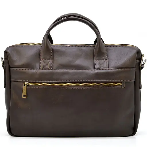 Шкіряна чоловіча сумка TARWA 39,5х26х8 см nsa0001321 - фото 2