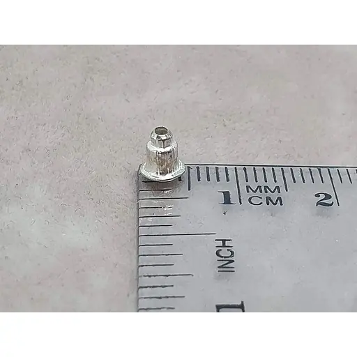 Заглушка-фиксатор для серег (металл) - фото 3