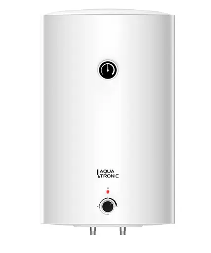 Водонагреватель электрический Aquatronic, 2 кВт, сухой ТЭН, 100 л универсальный, цилиндрический, белый (Round D1004620 B4) - фото 1
