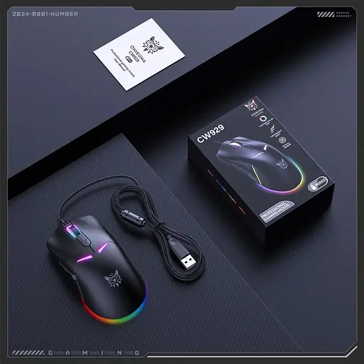 Миша Onikuma CW929 Black [136256] - фото 7