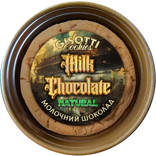 Печиво вершкове Gisotti З молочним шоколадом натуральне 330 г - фото 1